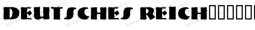 Deutsches Reich字体转换